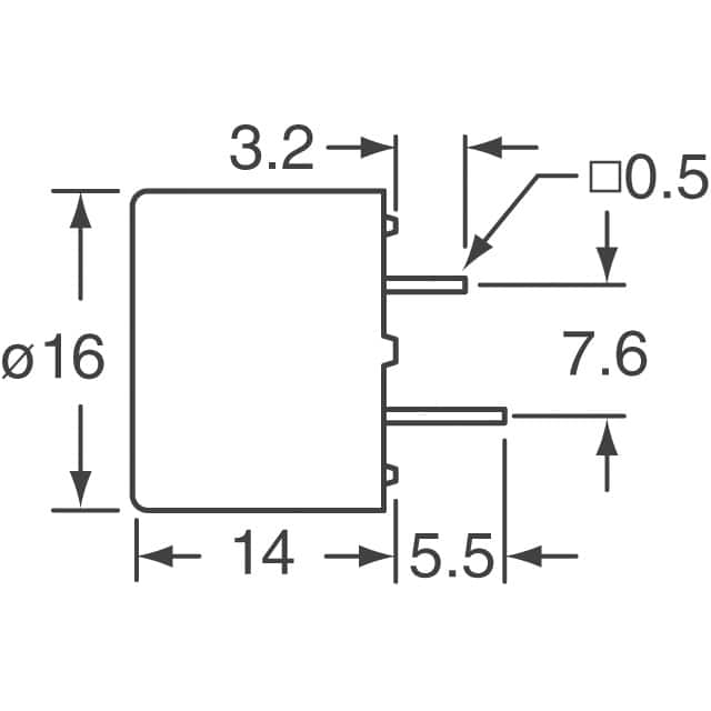 SD1614T5-B1 TDK Corporation  Alarms Buzzers and Sirens